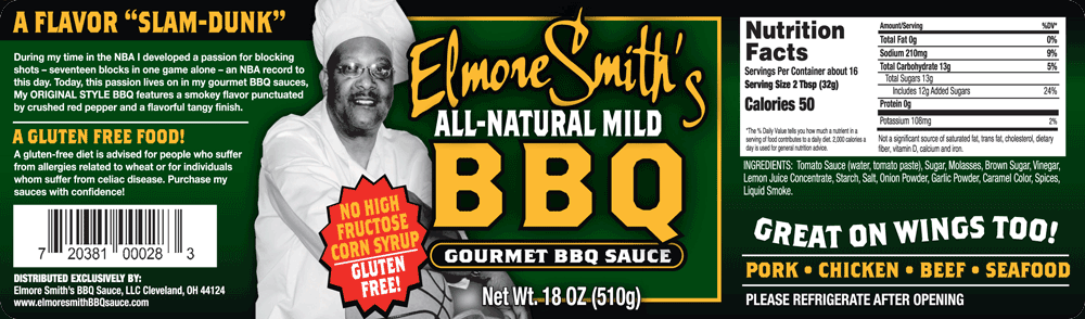 Mild Gourmet BBQ Sauce by Elmore Smith