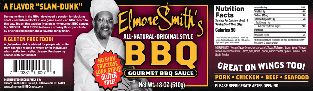 Elmore Smith Original BBQ Sauce